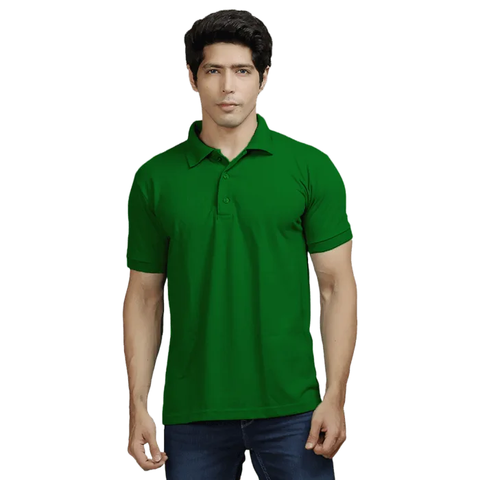 Solid Polo T-Shirt - Green