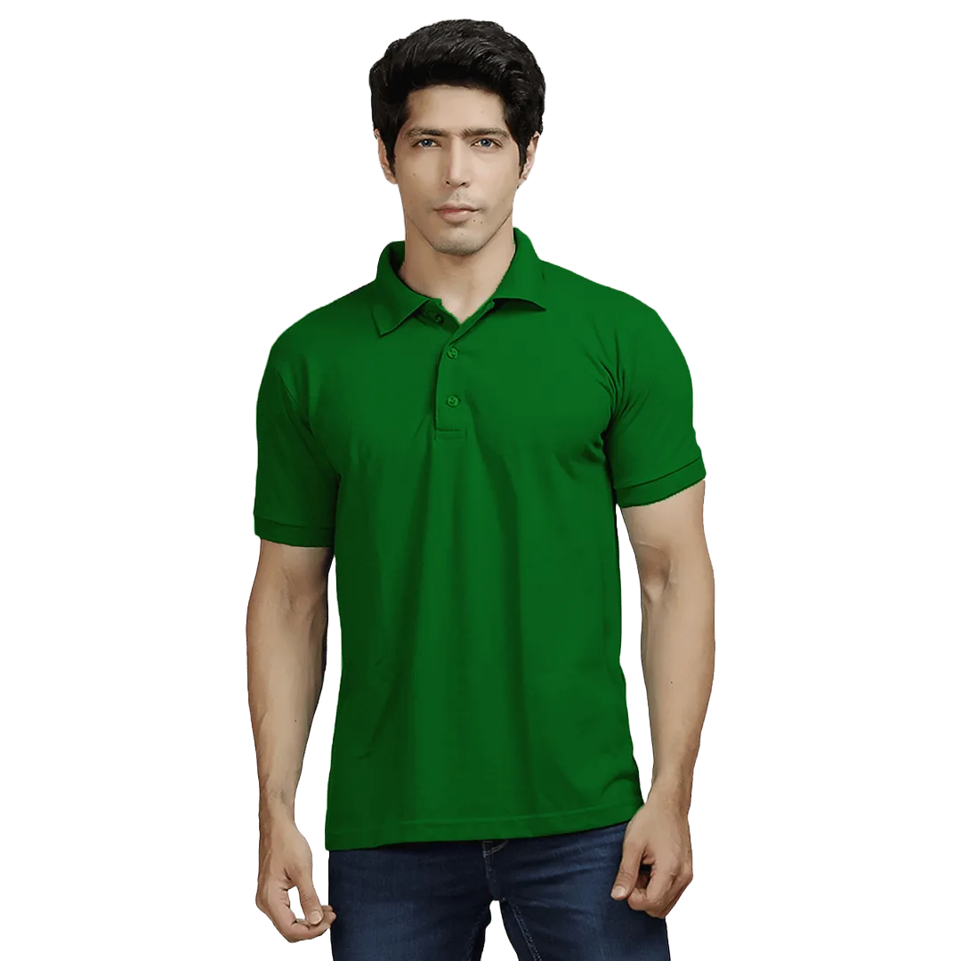 Solid Polo T-Shirt - Green