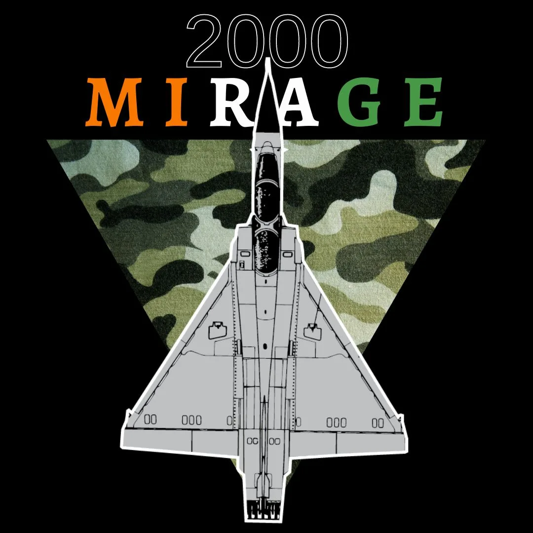MIRAGE 2000 Air Force Fighter Aircraft Hoodie - Image 3