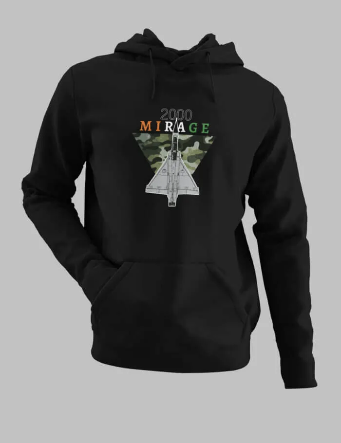 MIRAGE 2000 Air Force Fighter Aircraft Hoodie