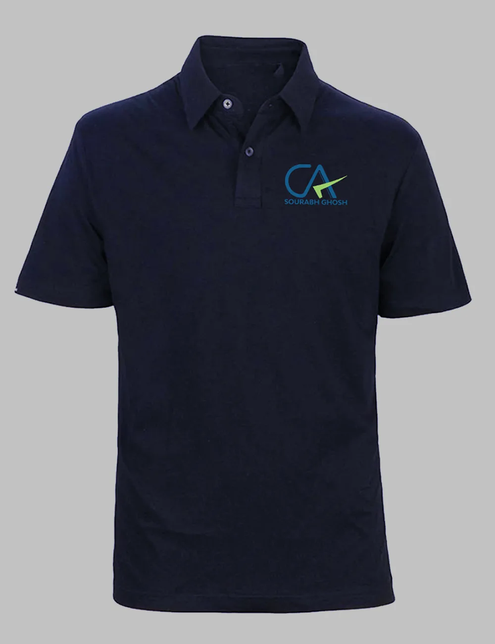 Personalized CA Art Unisex Polo T-shirt | Gift for Chartered Accountants| Customized CA T-shirts