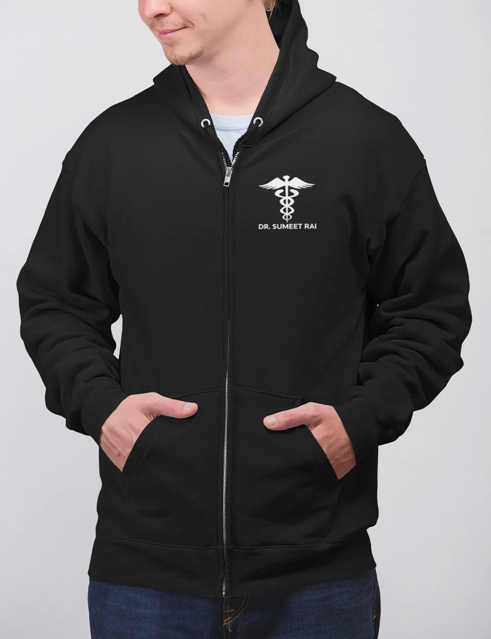 Custom Doctor Name Zipper Hoodie