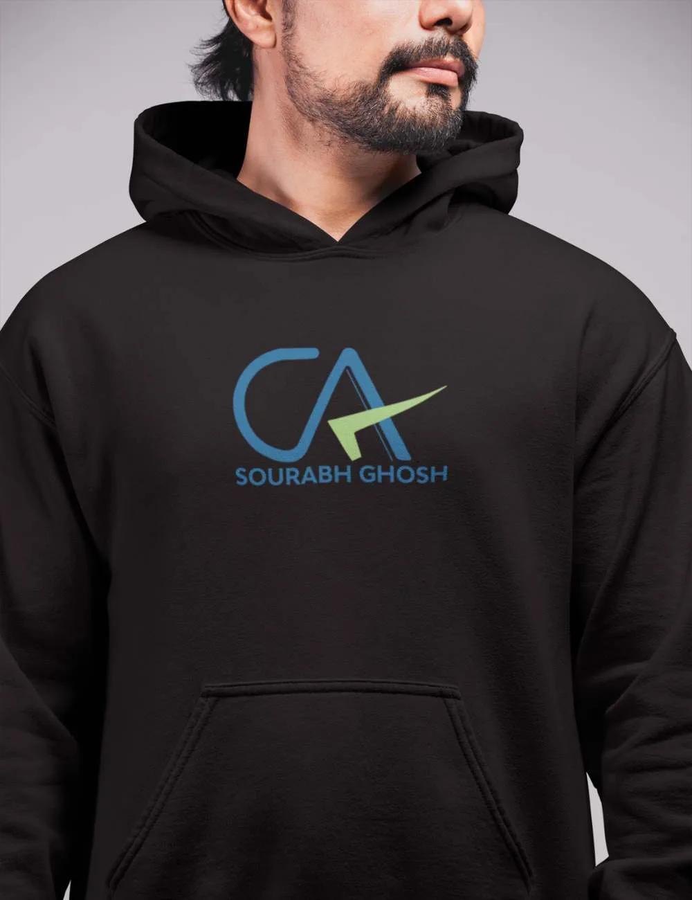 Personalized CA Unisex Hoodie | CA Logo with Custom Name | Customized Hoodies for Chartered Accountant - Image 2