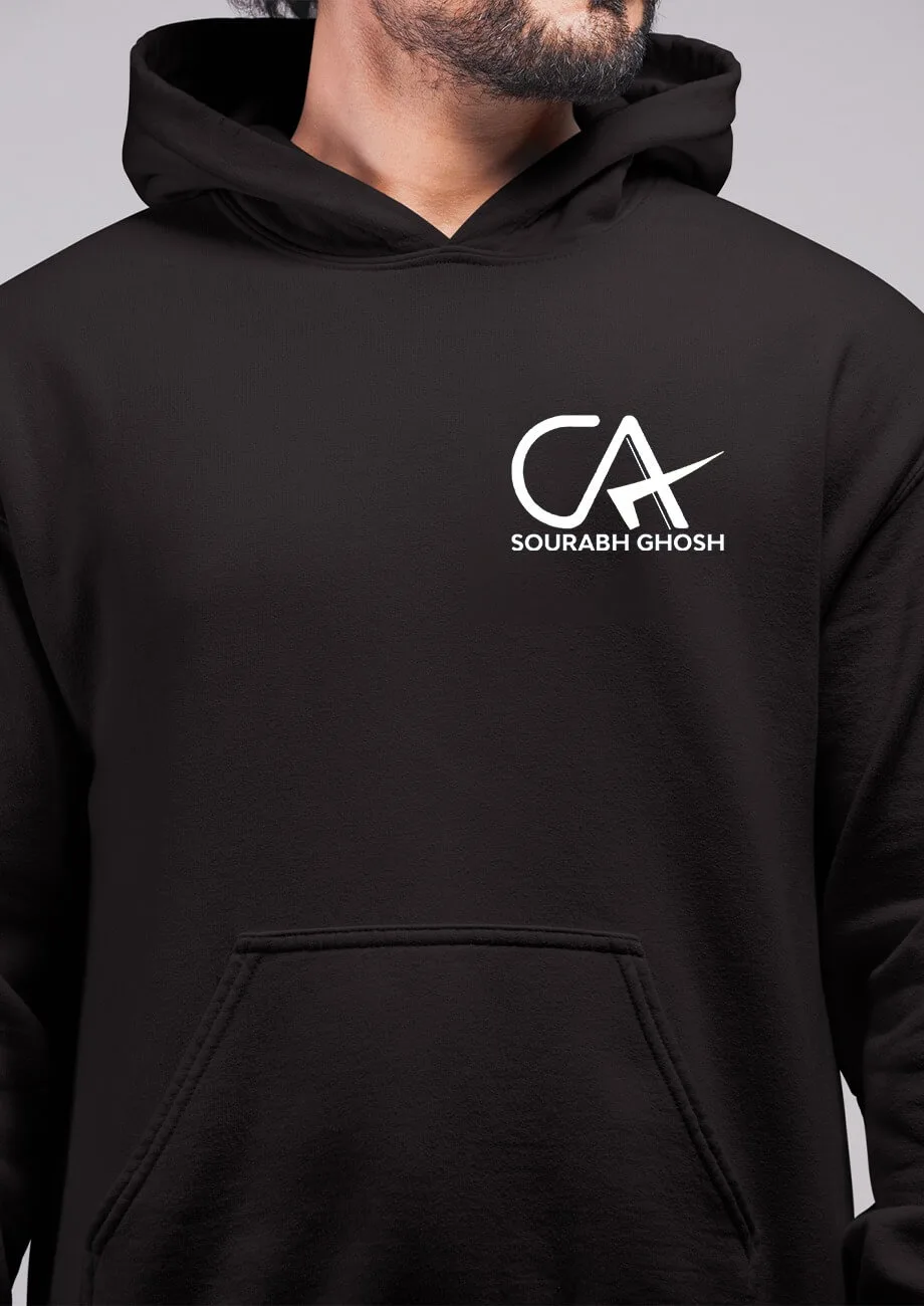 Personalized CA Unisex Hoodie | Gift for Chartered Accountants| Customized CA Hoodie