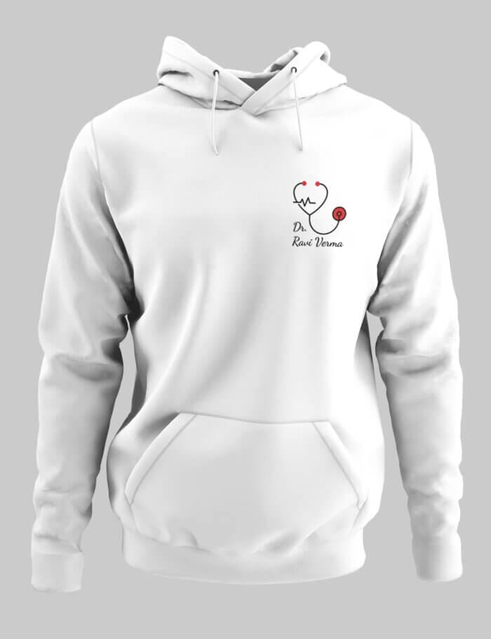 Personalized Doctor Stethoscope Unisex Hoodie | Gift for Doctors |