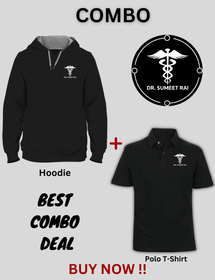 Personalized Medical Symbol Doctor Unisex Hoodie T-Shirt Combo
