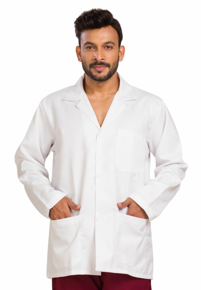 Doctor Lab Coat Apron Full Sleeves (Unisex)