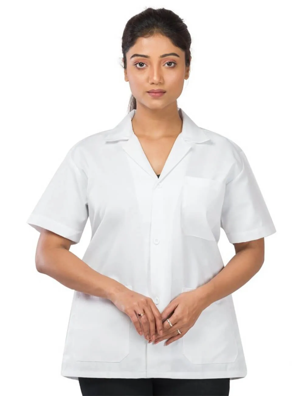 Doctor Lab Coat Apron Half Sleeves (Unisex) - Image 2
