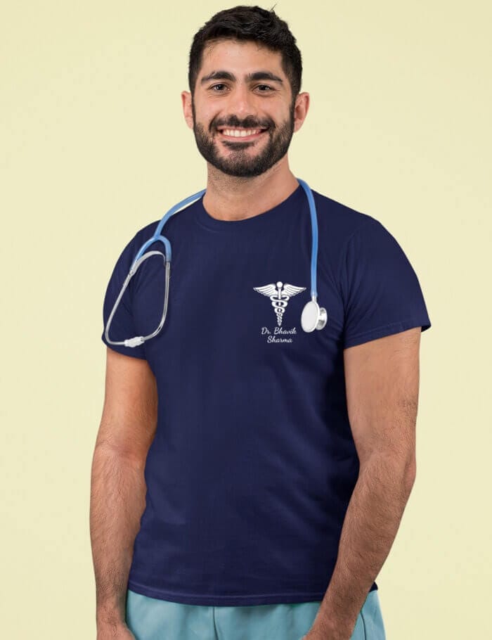Medical Symbol Doctor T-Shirt With Your Name | Customized Name T-Shirt
