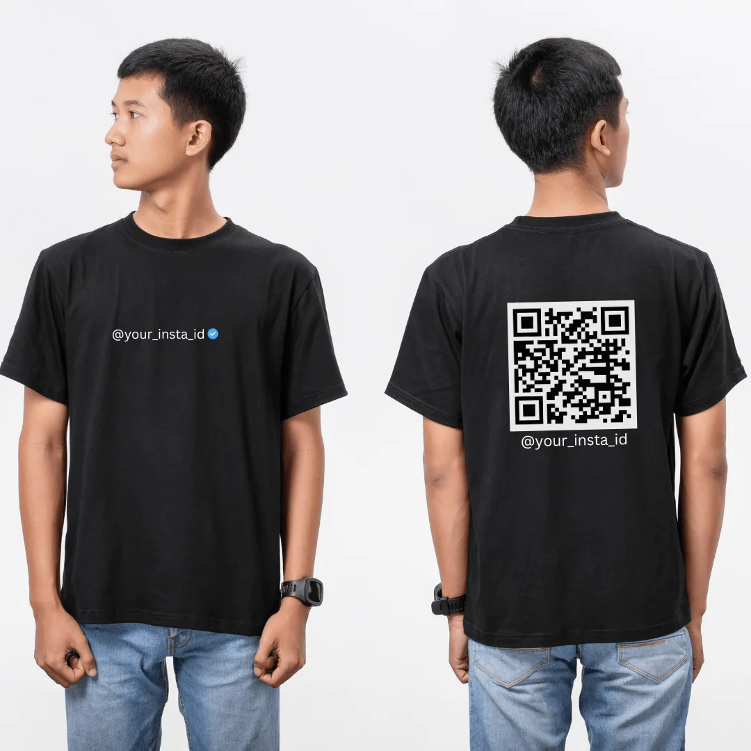 Custom Insta QR T-shirt